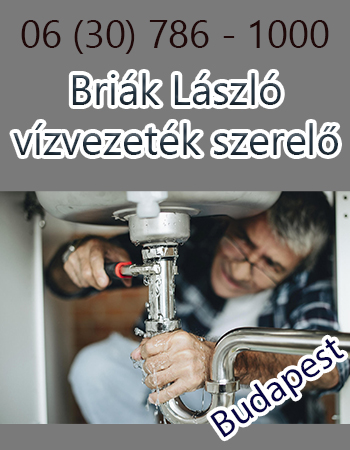 Briák László vízvezeték szerelő